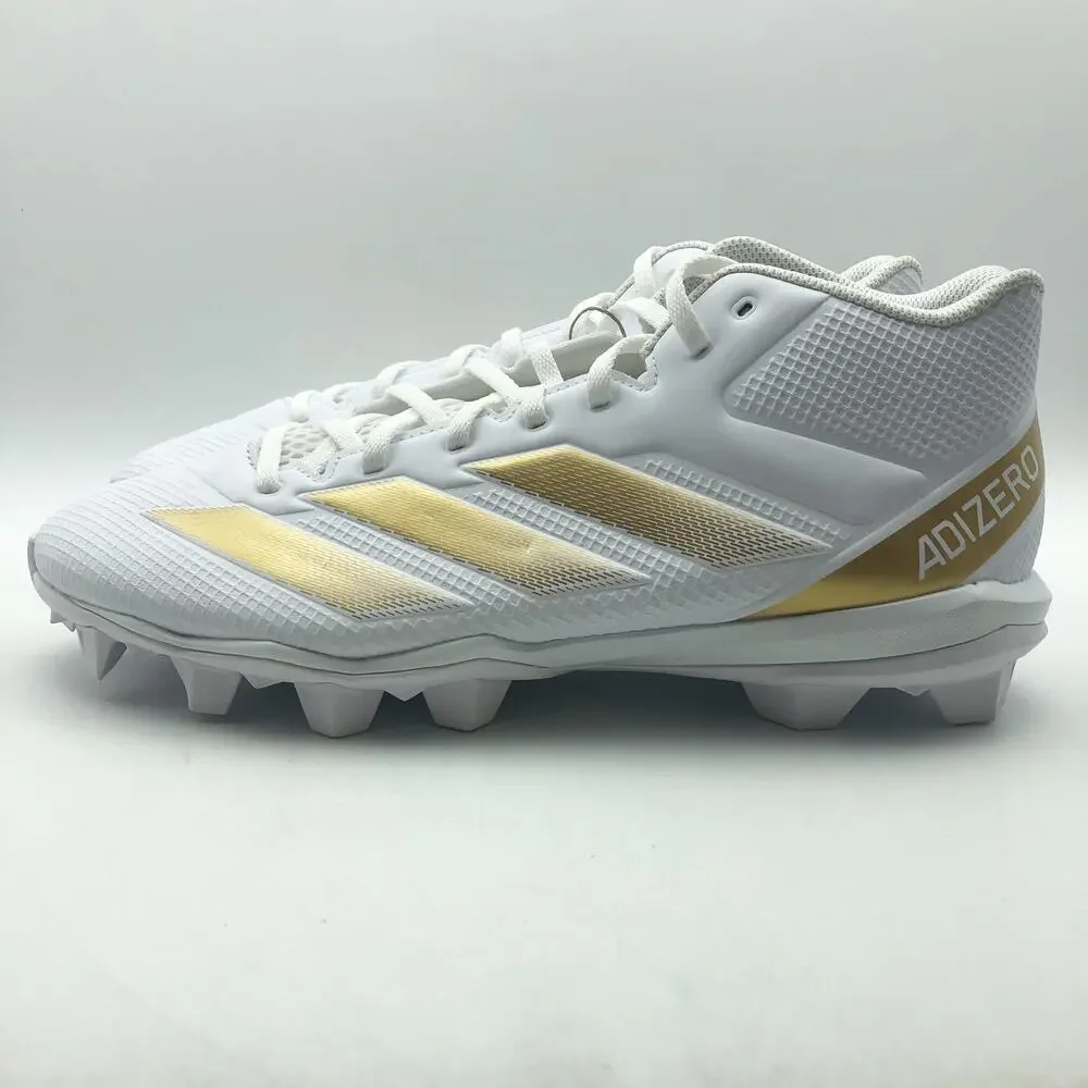 Adidas Mens Adizero Impact 2 Molded Football Cleats Size 11 Gold NWOB